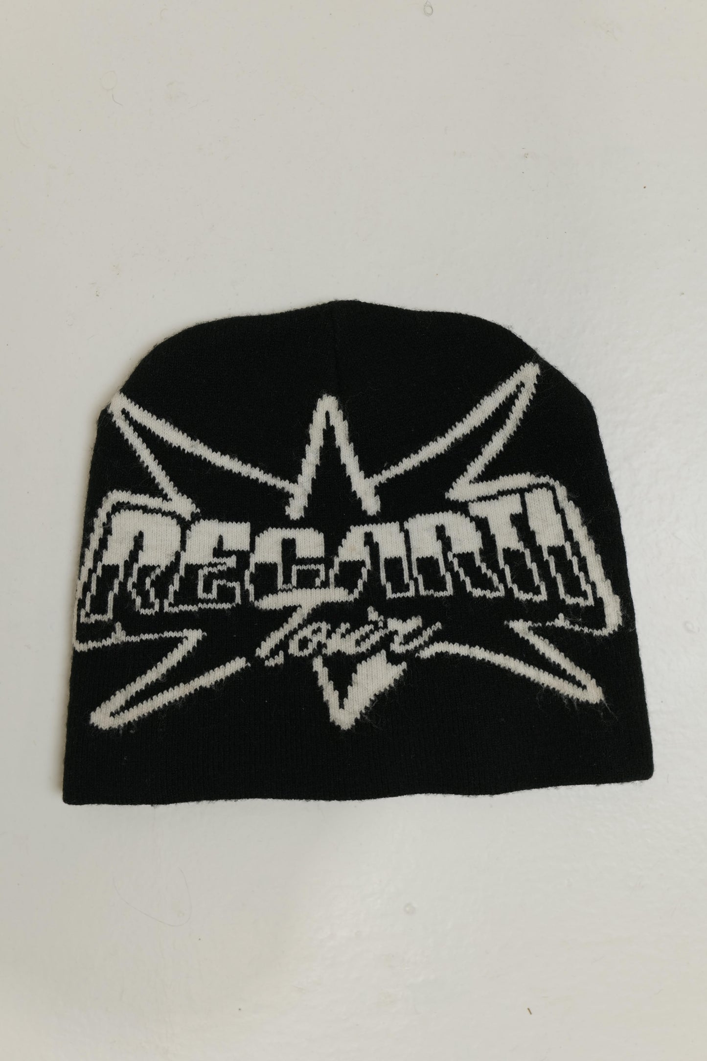 BLACK RECARTI HEAVEN SENT BEANIE (UNCUFFED)